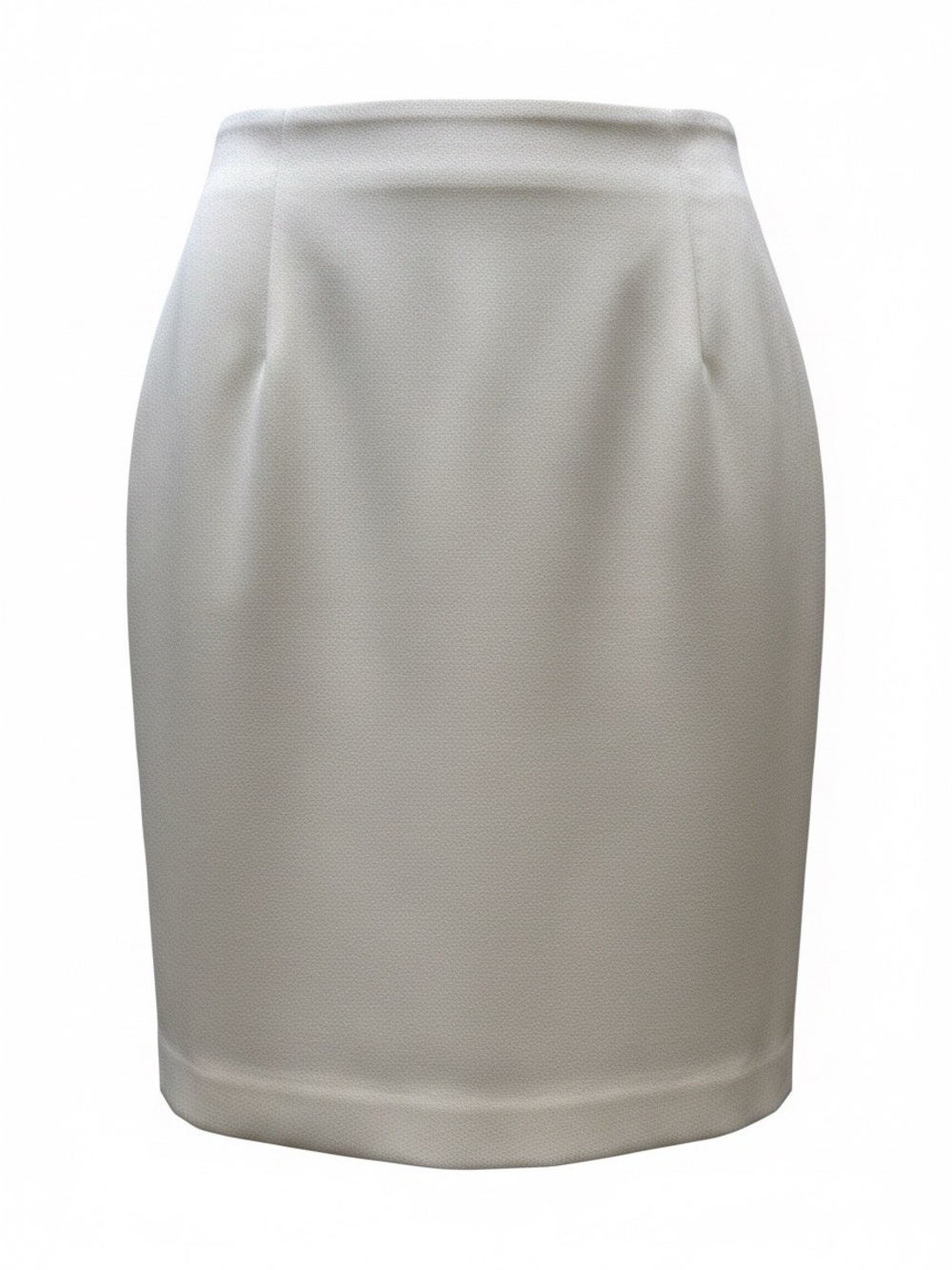 Theo Miles Vintage Tailored Cream Pencil Skirt - Sleek Office Staple 12